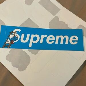 Supreme Sticker #TheSmurfs